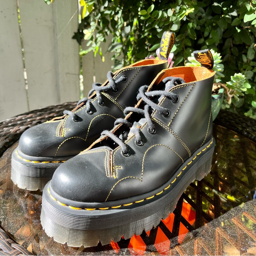 drmartens church platform monkey boots